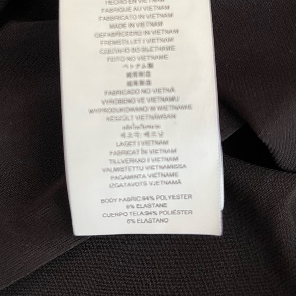 {MICHAEL Michael Kors} Black Tunic Top with Lace & Gold Tassels - Womens Large - Picture 12 of 12